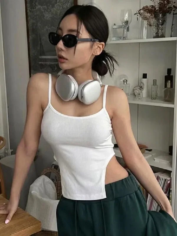 White Tank Top / S(155cm 40kg)