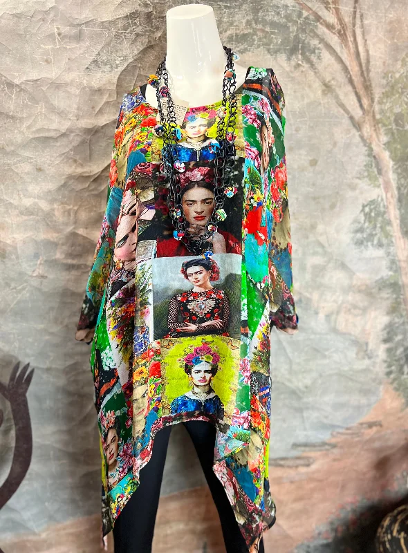 VC135CUTOP Frida Kahlo Coverup