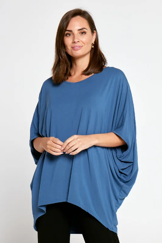 Alana Bamboo Top - Denim