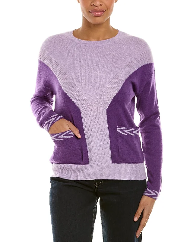 Kier + J Crewneck Cashmere Pullover