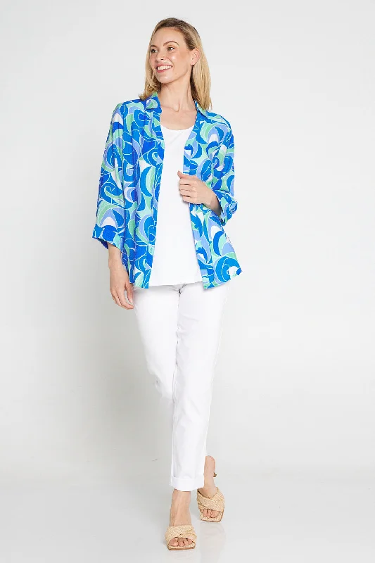 Shiloh Shirt - Ocean Swirl