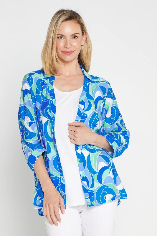 Shiloh Shirt - Ocean Swirl