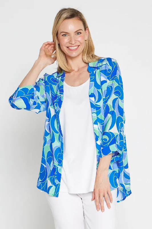 Shiloh Shirt - Ocean Swirl