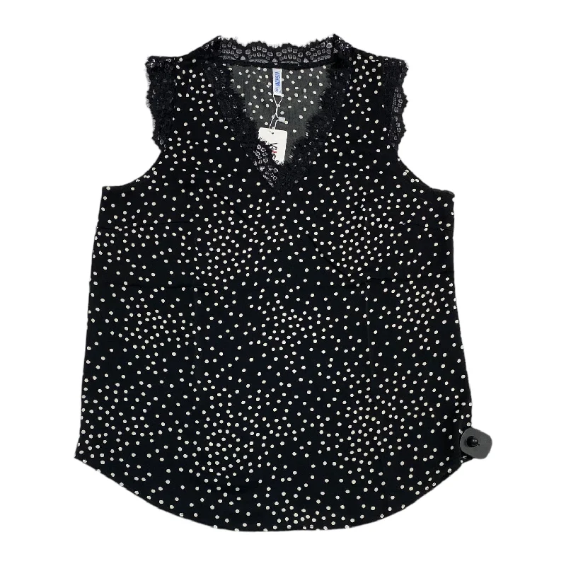 Black Top Sleeveless Cmc, Size Xl