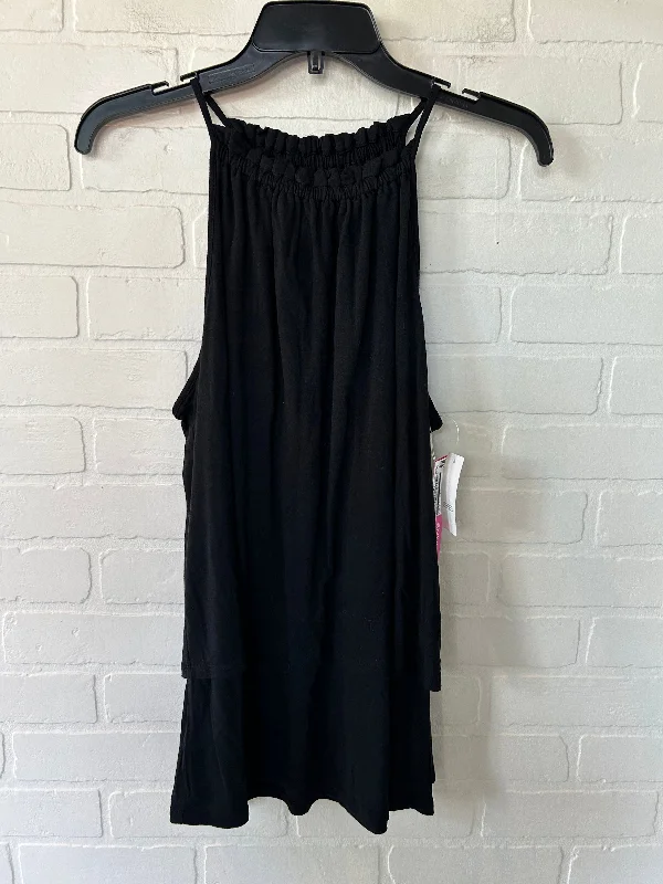 Black Top Sleeveless Loft, Size M