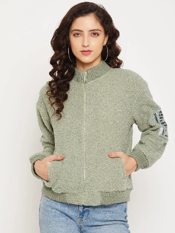 Camla Barcelona Women's Green Sweatshirt