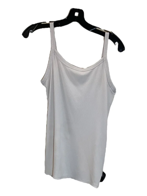 Cream Top Sleeveless No Boundaries, Size L