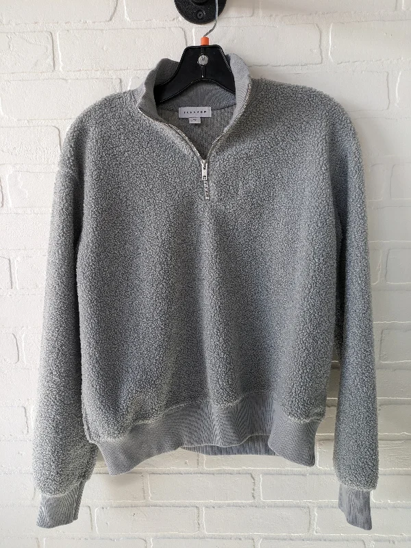 Top Long Sleeve Fleece Pullover By Top Shop  Size: Xs