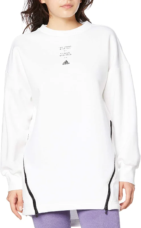 Adidas loose fit white W STL sweet shirt GF7022