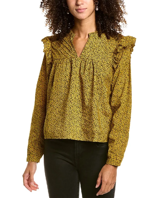 Nation LTD Tilly A-Line Ruffle Blouse