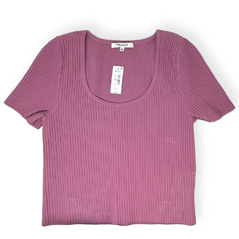 Pink Top Short Sleeve Madewell, Size M