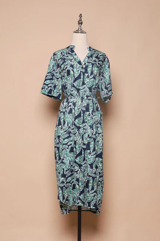 PO - Eline Shirt Dress in Green Escape