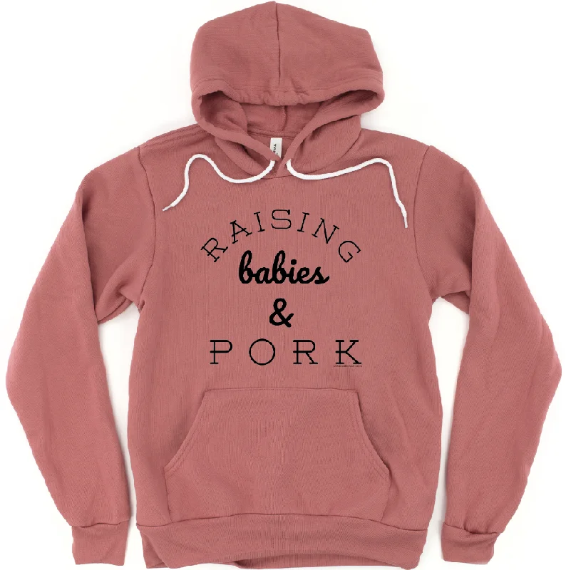 Raising Babies & Pork Hoodie (S-3XL) Unisex - Multiple Colors!