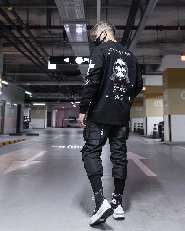 Shinigami-44 Black Long Sleeve T