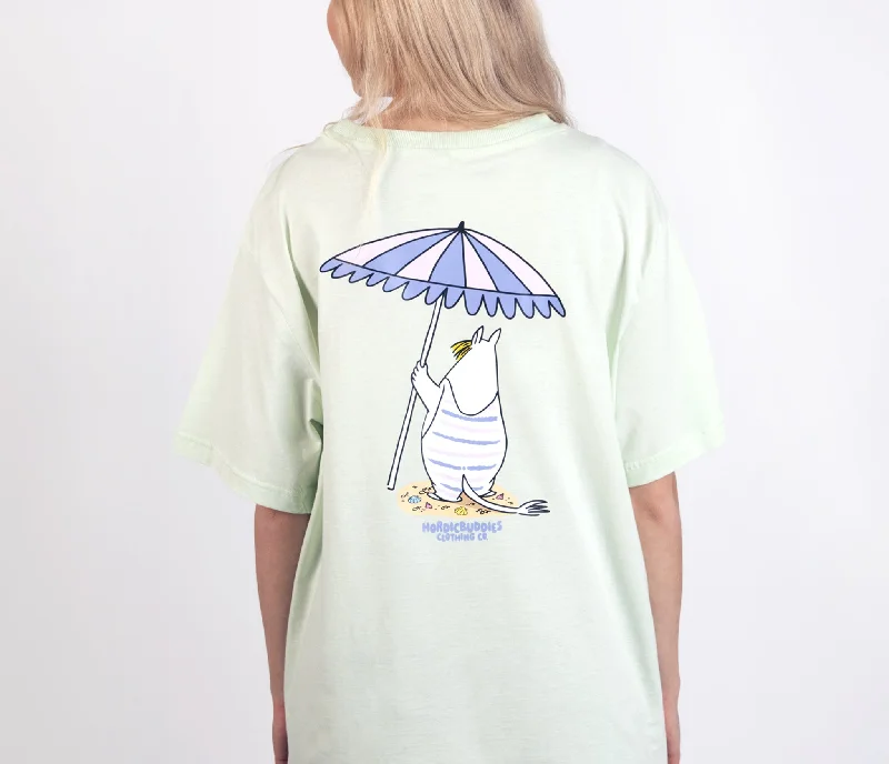 Snorkmaiden Beach Day T-Shirt Women - Light Green