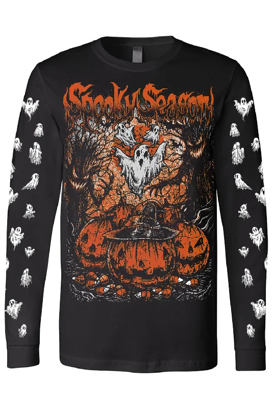 Long Sleeve w/ Ghosts / S