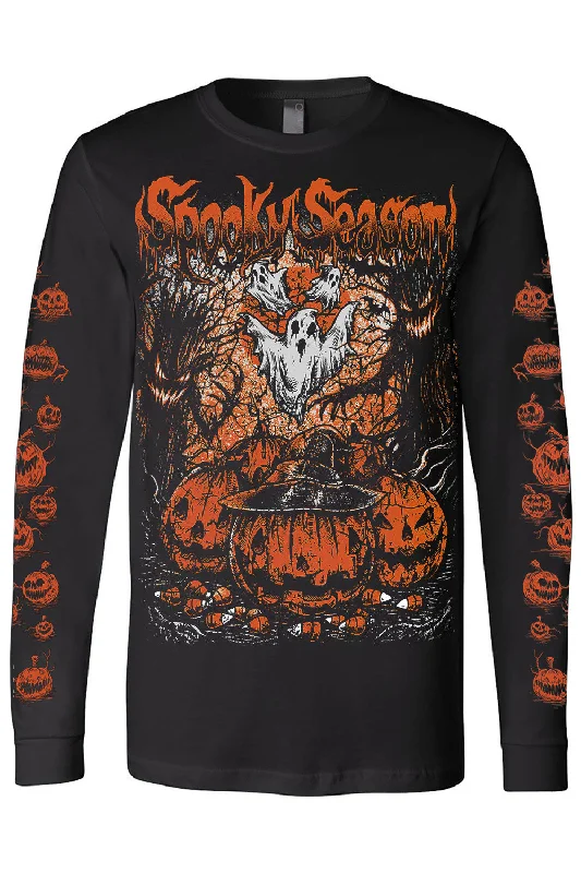 Long Sleeve w/ Pumpkins / S